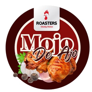 Medio Pollo al Mojo de Ajo