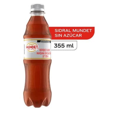 1 Sidral Mundet .355 Mililitros Sin Azúcar