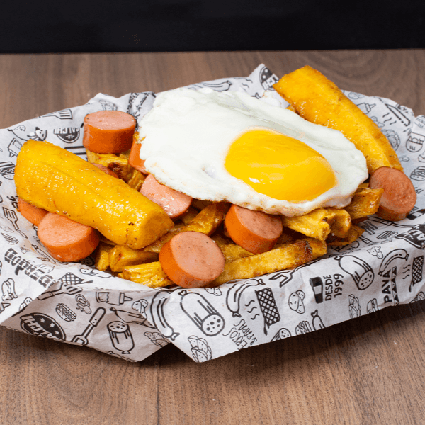 Pa - Salchipapa Frankfurter La Paila Barril