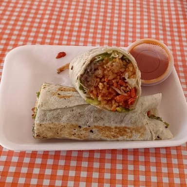 Burrito Gigante de Pastor con Queso y Piña
