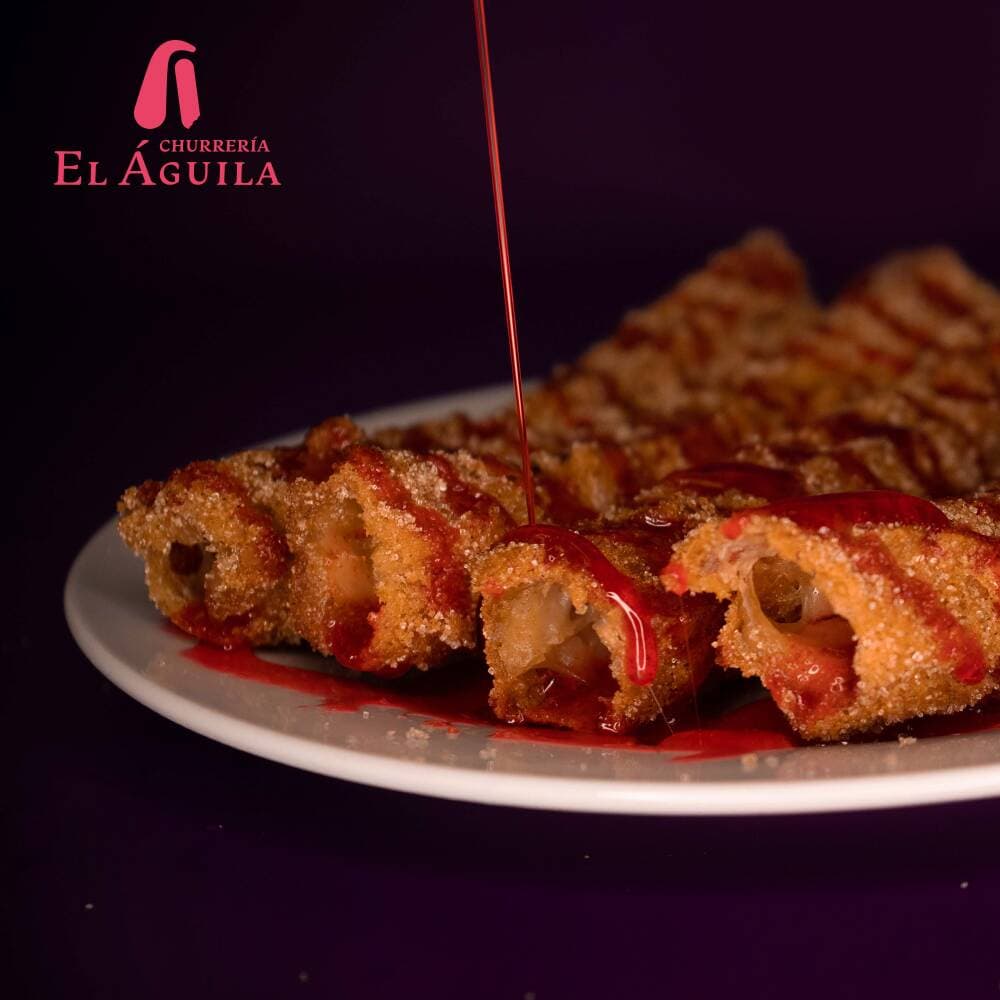 5 Churros Relleno de Fresa