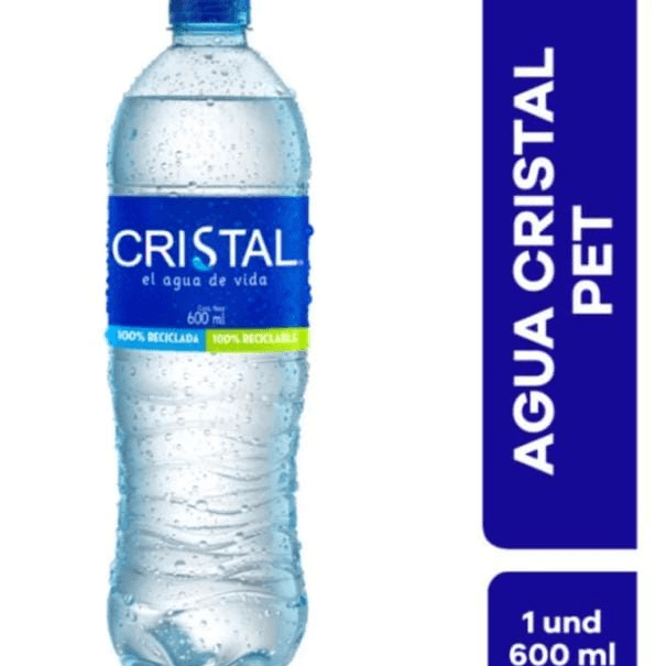 Agua CRISTAL Pet Sin Gas 600ml