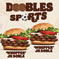 Whopper Jr Doble + Whopper Jr Doble