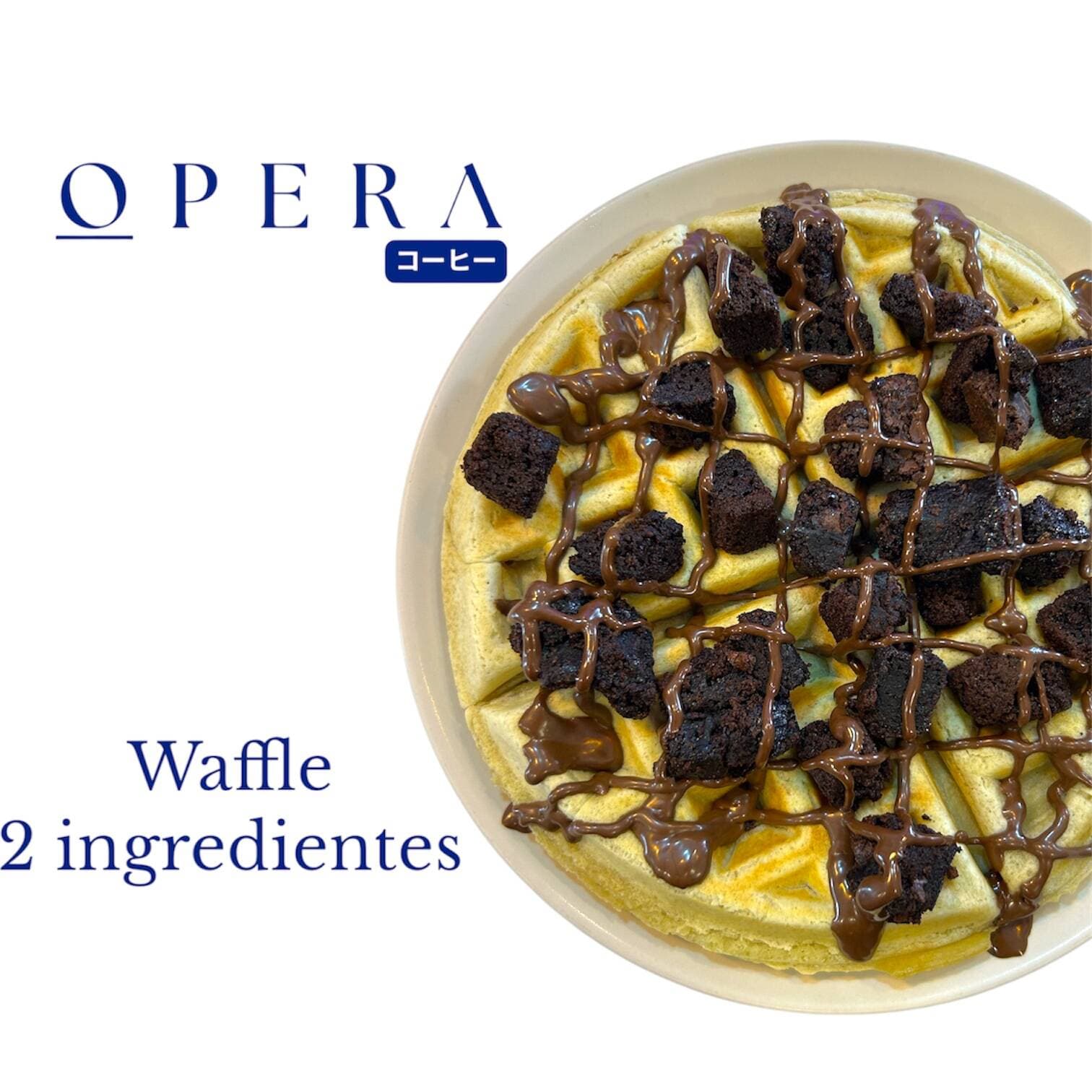 Waffle 2 ingredientes