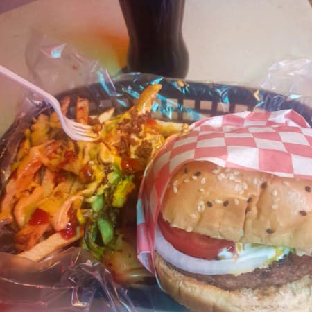 Hamburguesa Clasica Con Papas