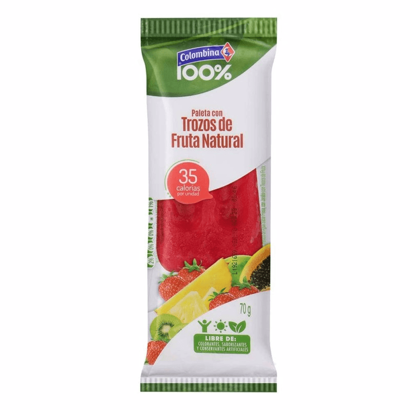 PALETA CON TROZOS DE FRUTA