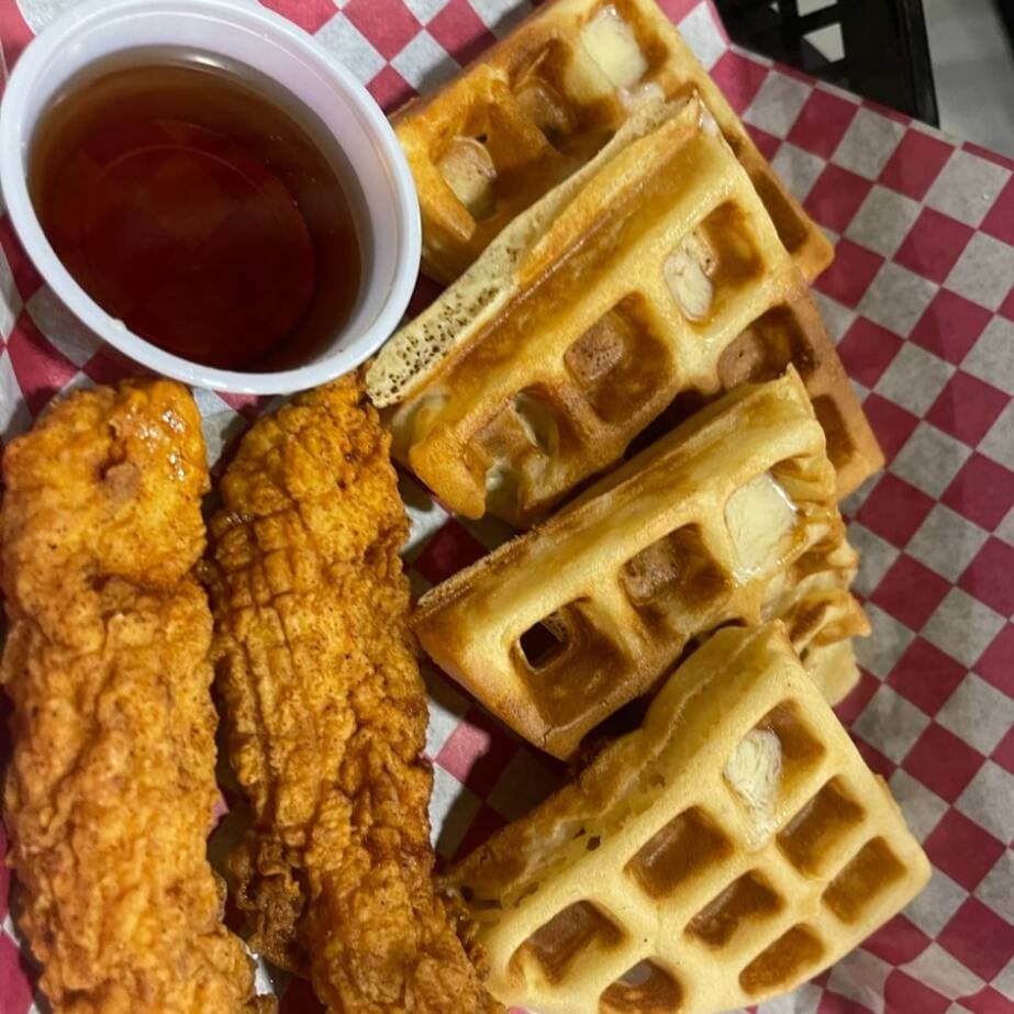 Chicken and waffle