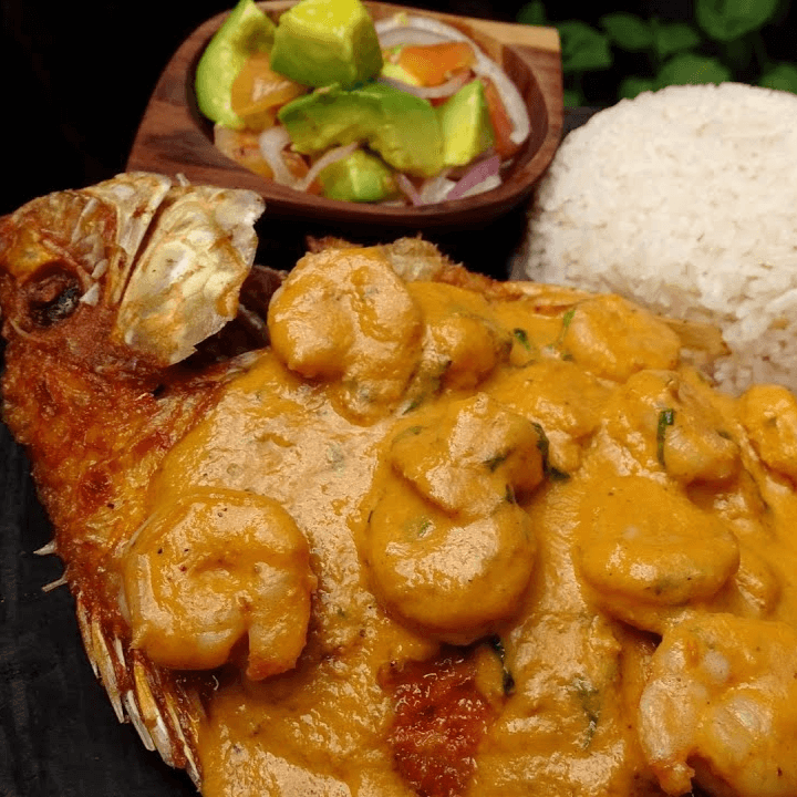 Mojarra en Salsa de Camron