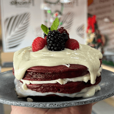Pancakes de Red Velvet