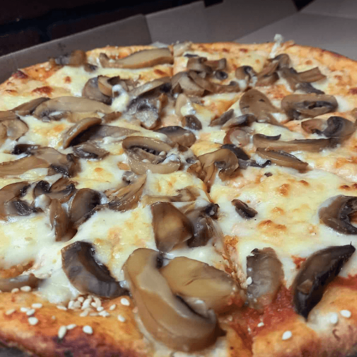 Pizza Grande de Champiñones (10 Rebanadas)