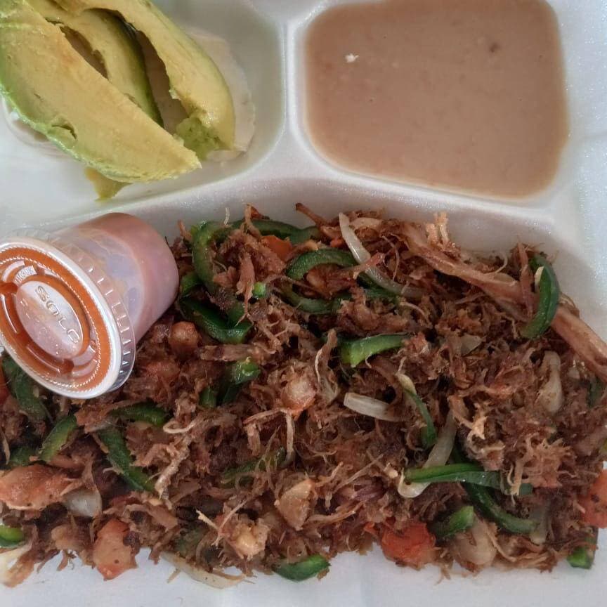 Machaca con Verdura