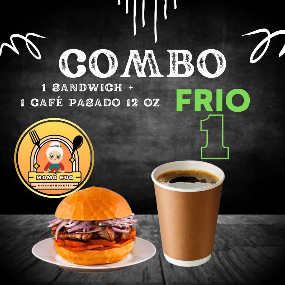 FRIO 1 - 1 Pan + 1 Cafe Pasado 12 oz