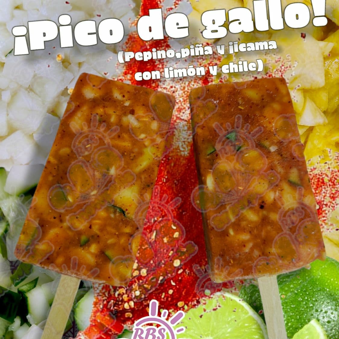Paleta de Pico de gallo