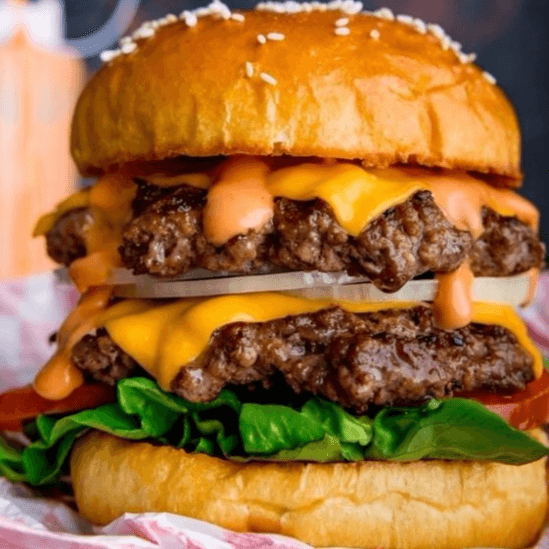 Hamburguesa Doble torta