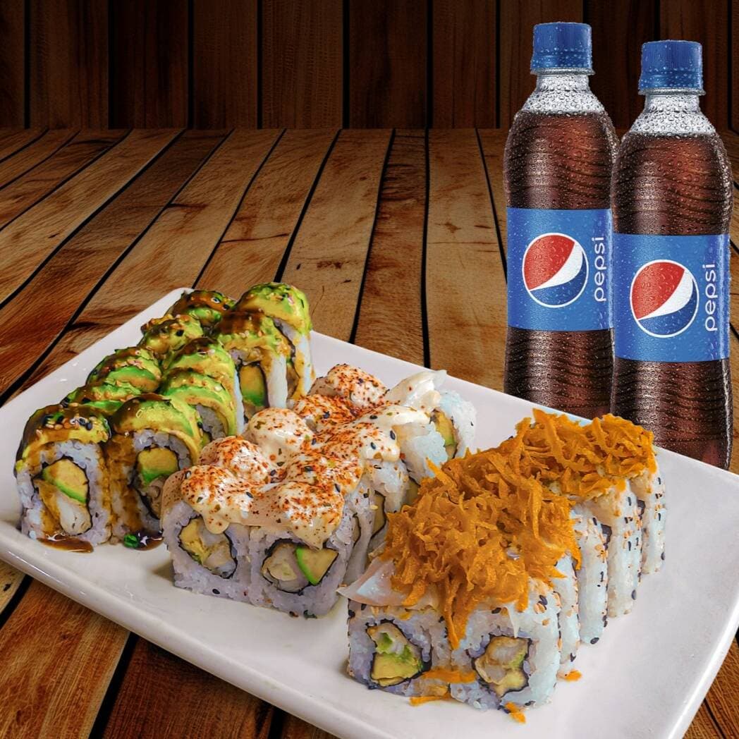 36 Makis + 2 Pepsi