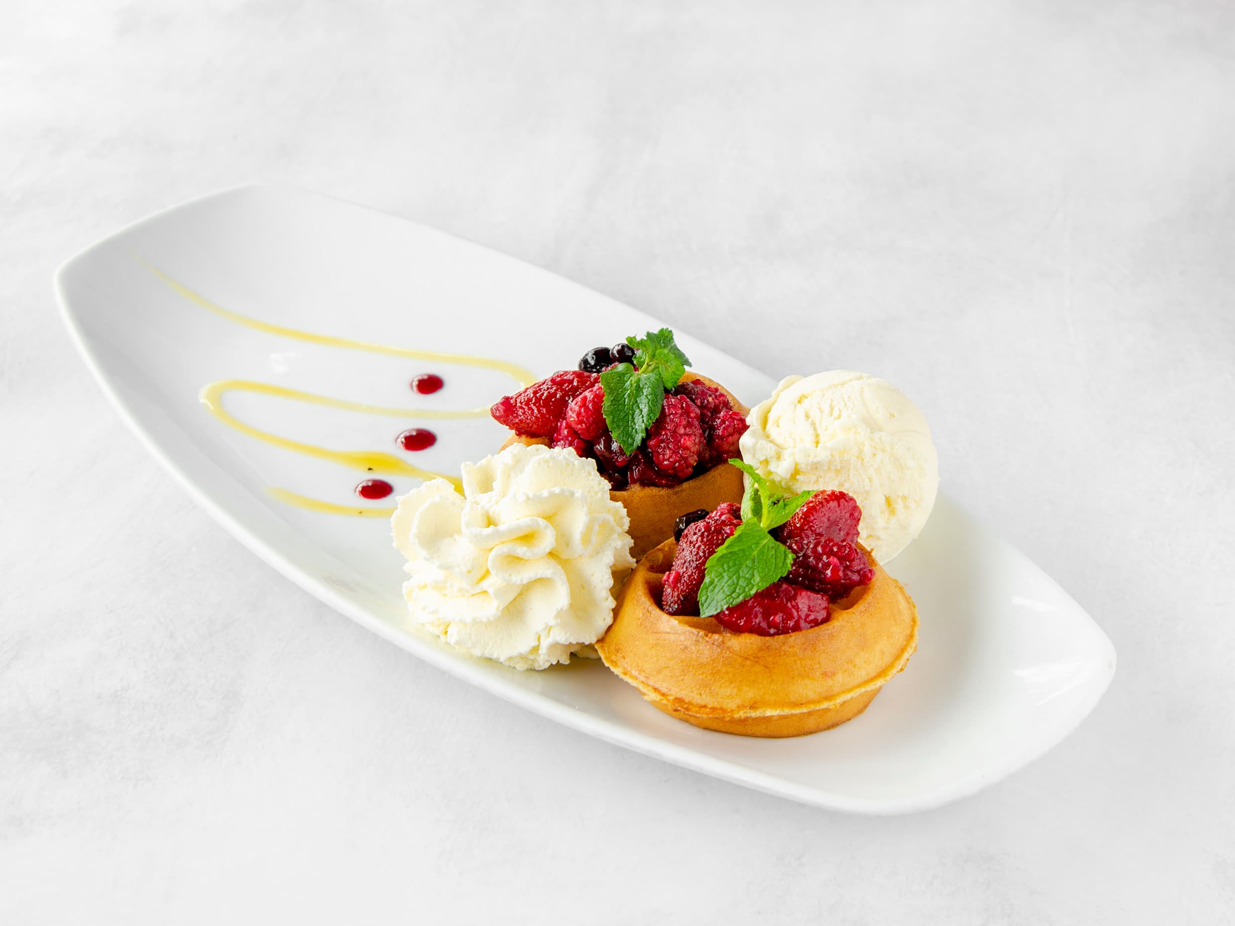 Mini Waffles Frutos del Bosque