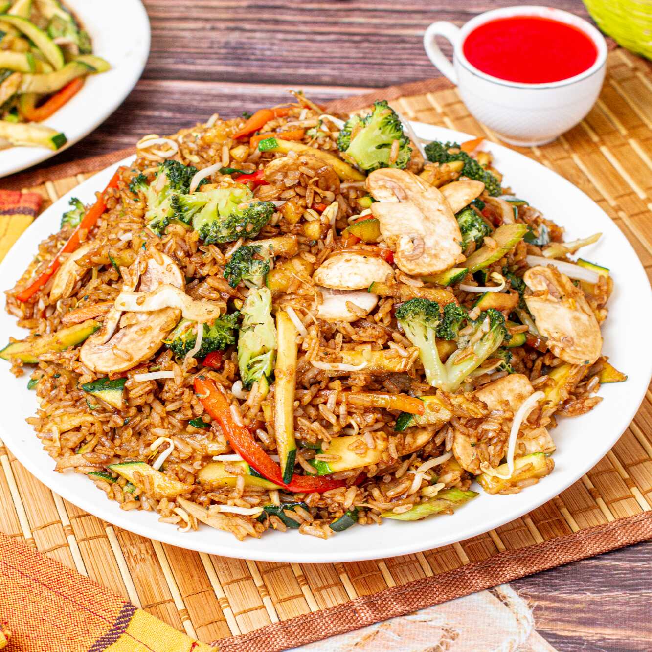Arroz Chino Vegetariano (Para dos personas)