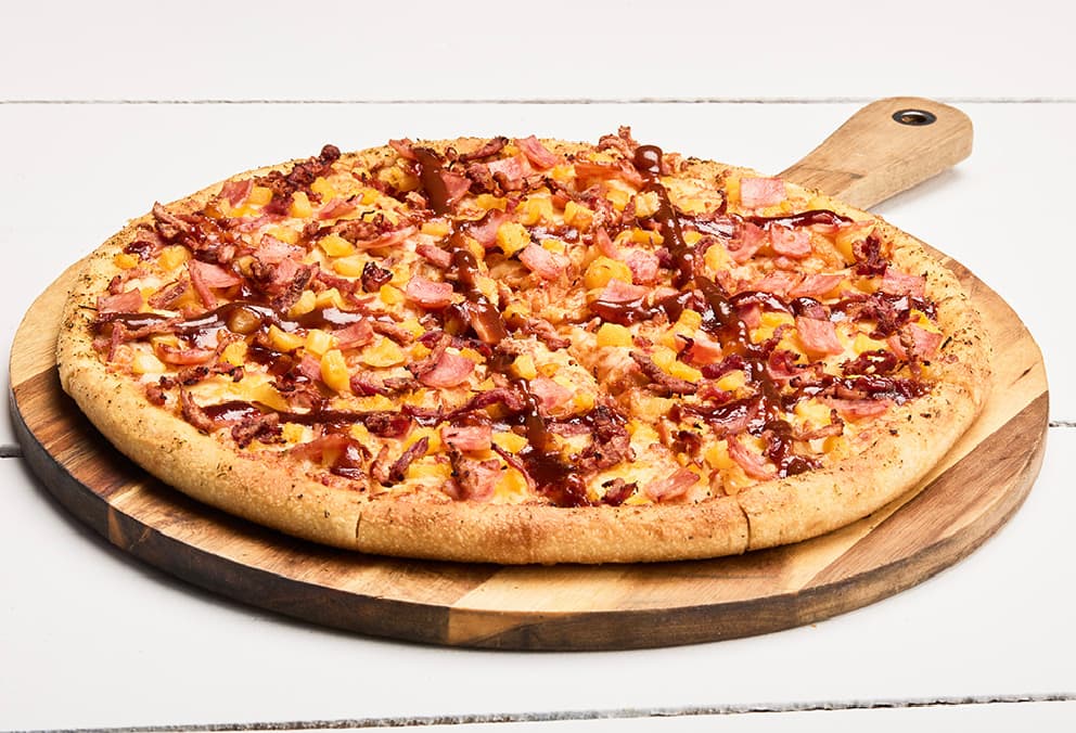 Pizza Cerdo dulce BBQ