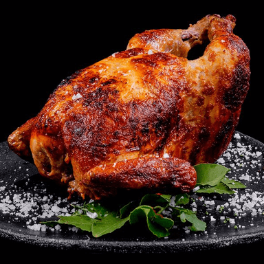 1/2 POLLO ROSTIZADO/C SALSA Y TORTILLAS