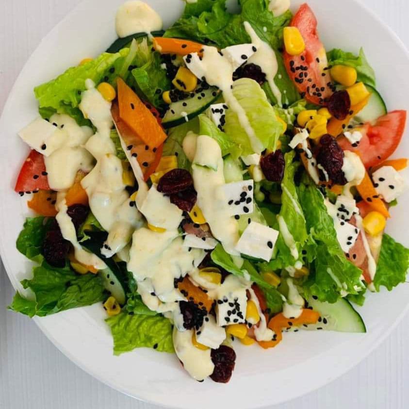 Ensalada mix con pollo