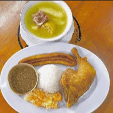 Ejecutivo con Pollo Frito