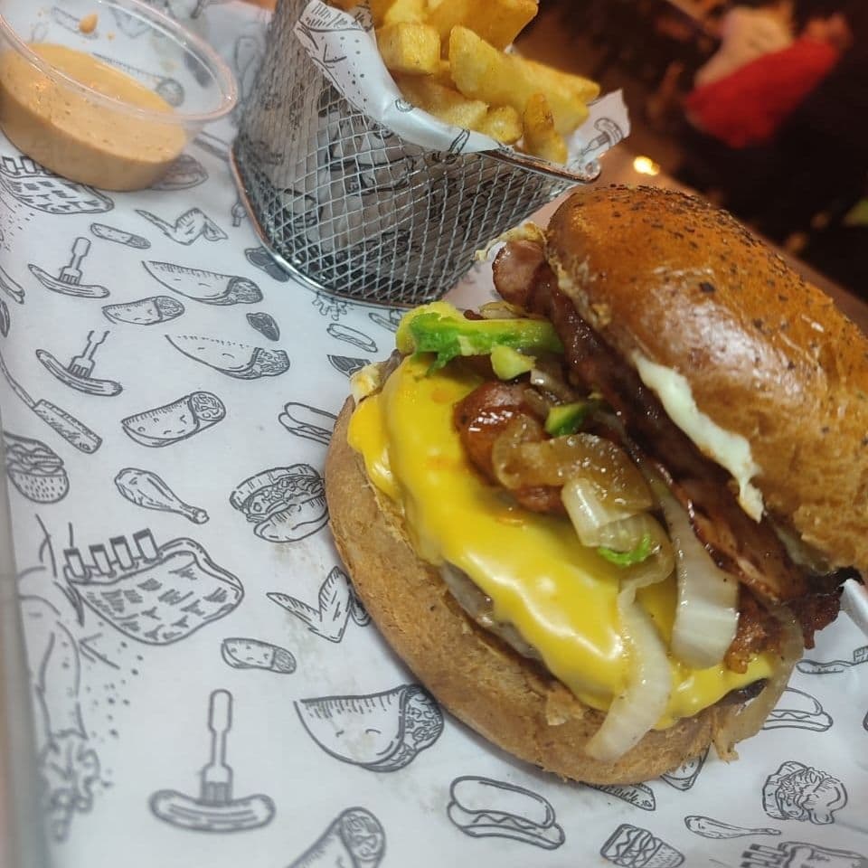 Hamburguesa Norteña con Papas