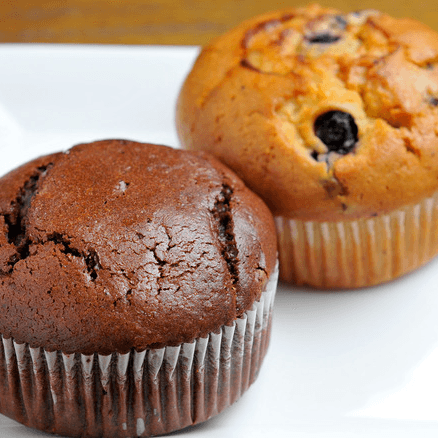 Muffin de Vainilla con Chispas