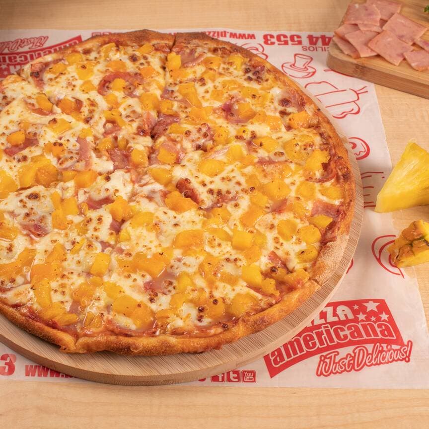 Combo Pizza Grande Hawaiana + Gaseosa 1.5 Lts