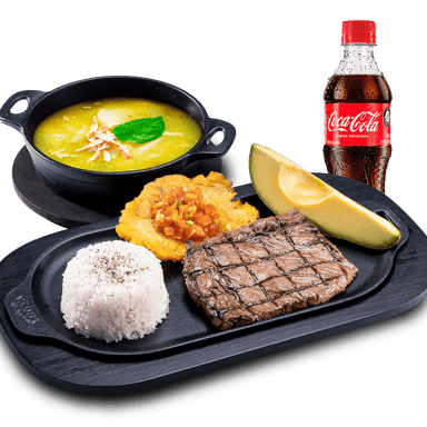 Montañero + Sopa y Coca Cola