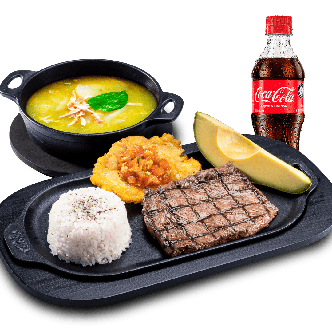 Montañero + Sopa y Coca Cola