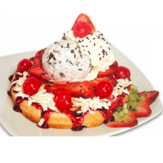 Wafle de Frutos Rojos