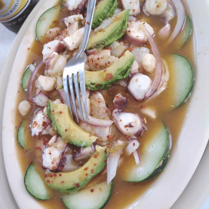 Aguachile Camarón Pulpo Callo Almeja