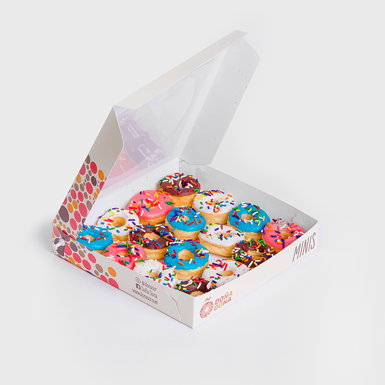 Caja de 18 Mini Donas Especiales