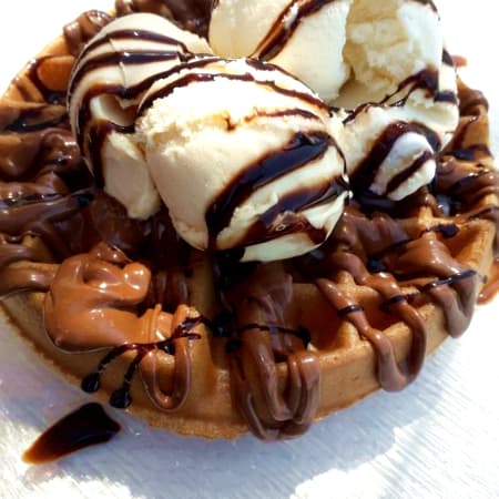 Waffle de Helado Especial