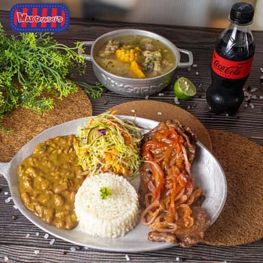 Almuerzo Carne en Bistec