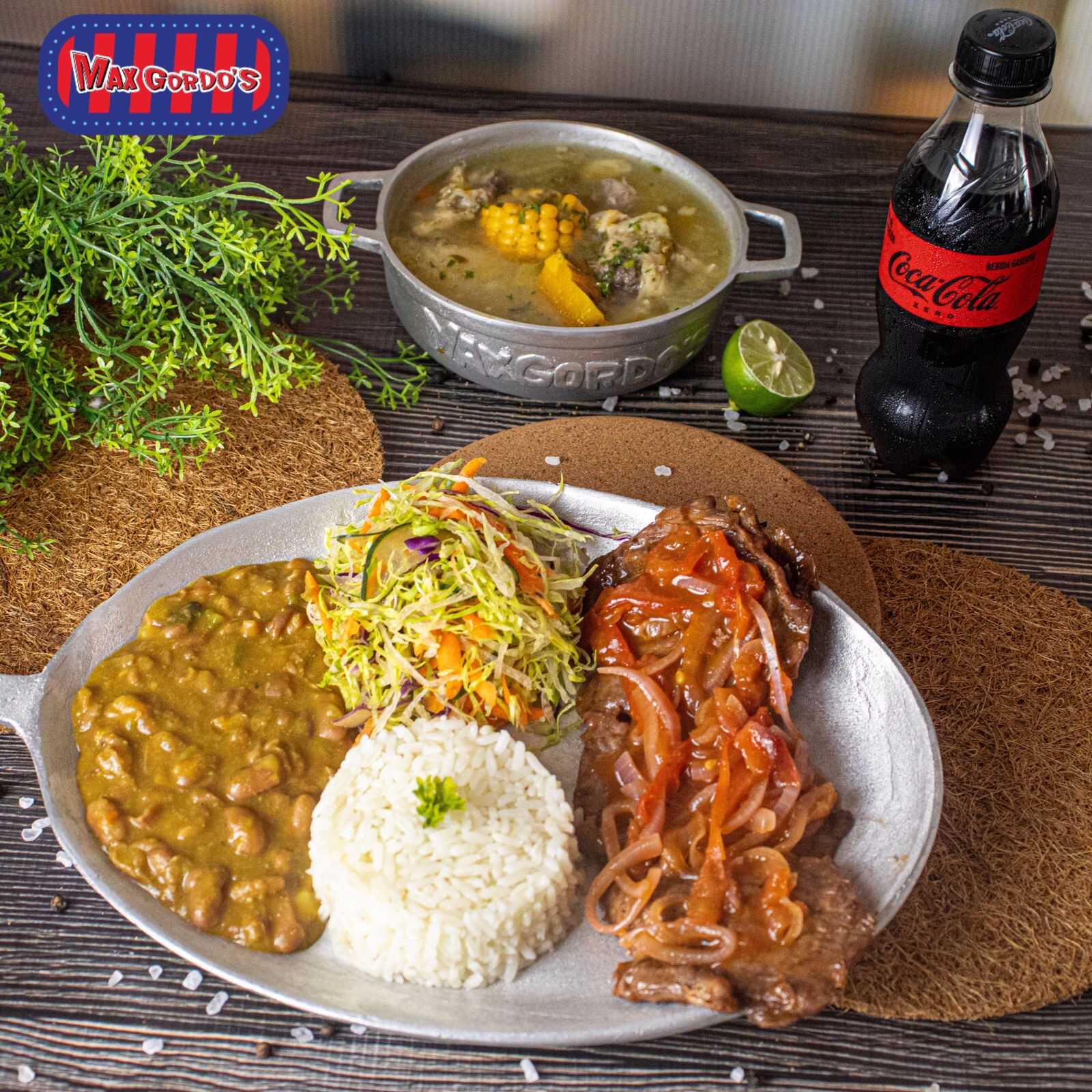 Almuerzo Carne en Bistec