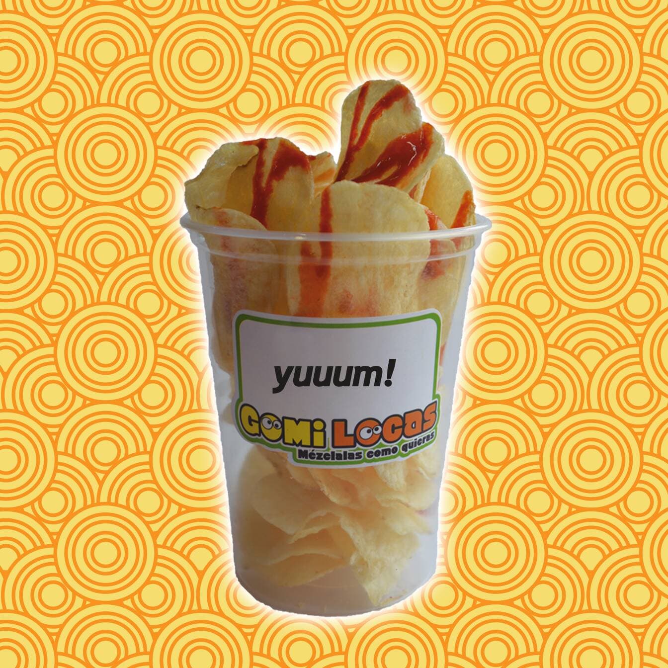 Papas Sabor Jalapeño (Vaso 1 lt.)