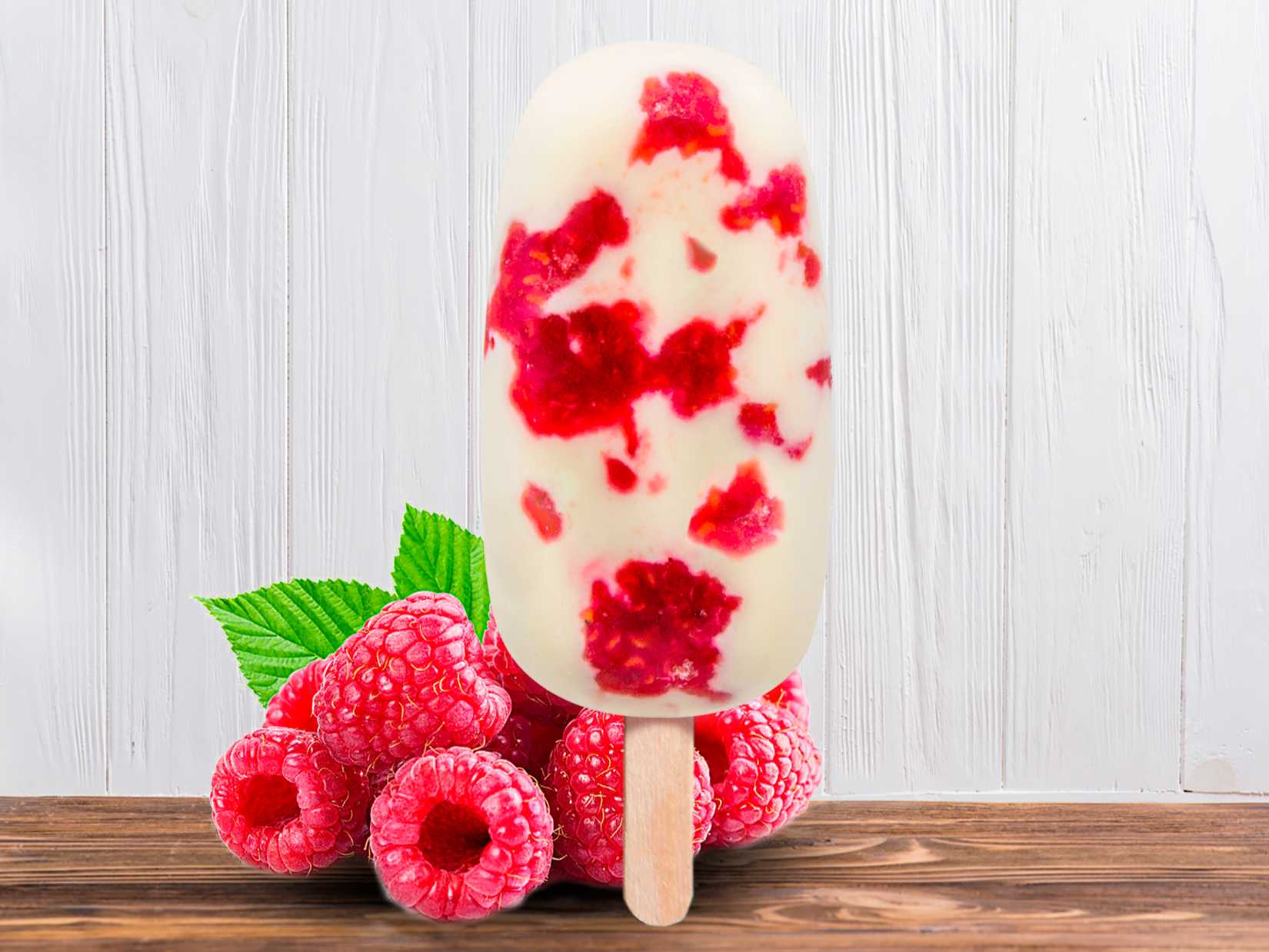 Paleta Yogurt con Frambuesa