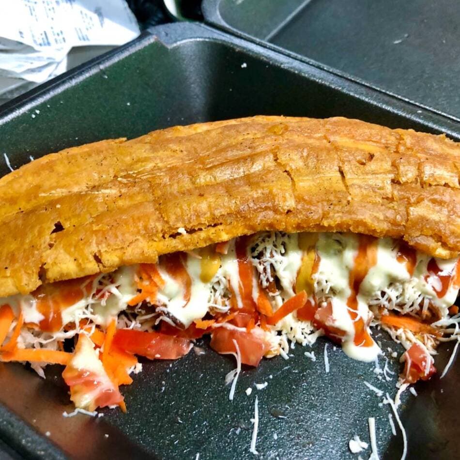 Sándwich de Patacón + Papas