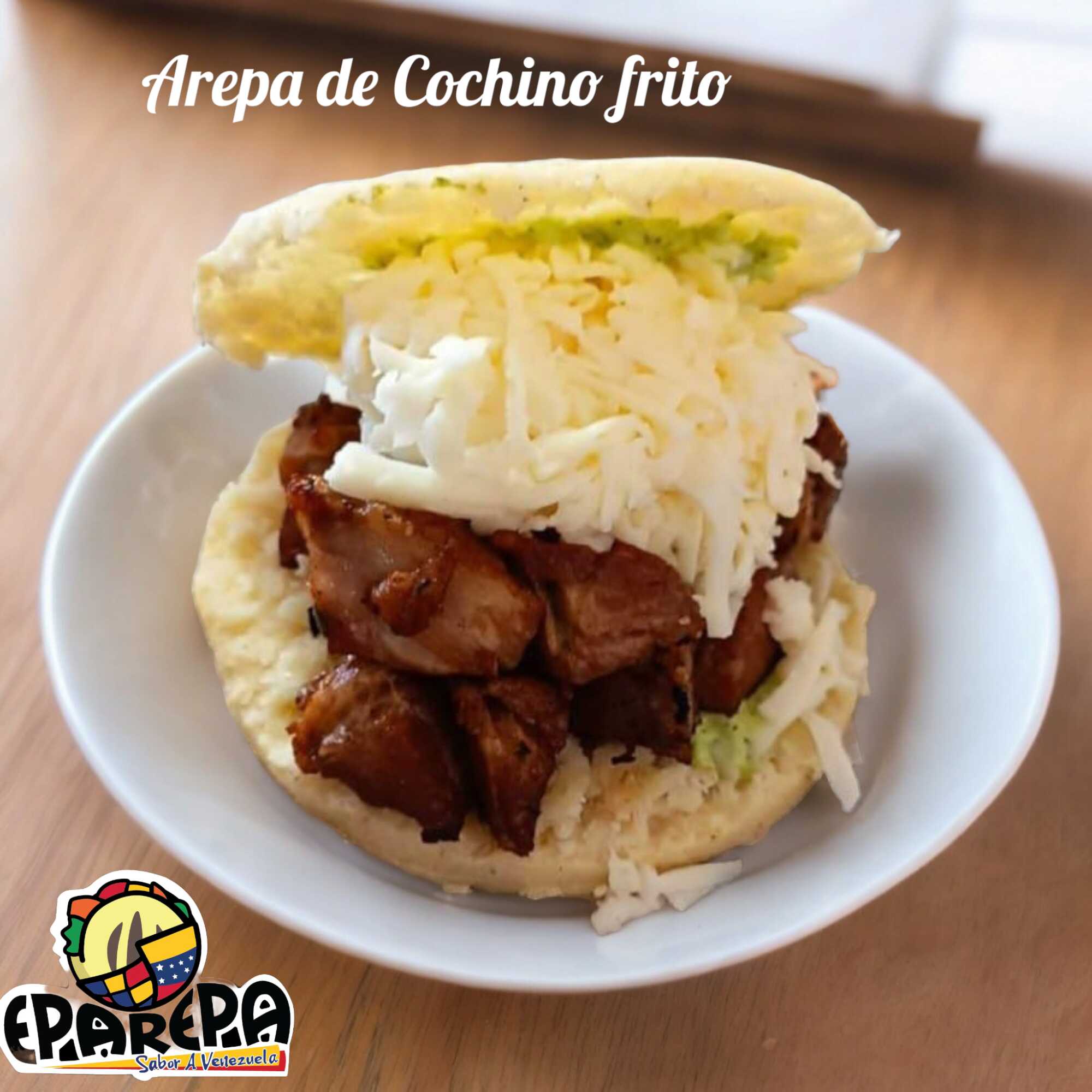 Arepa de Cochino Frito