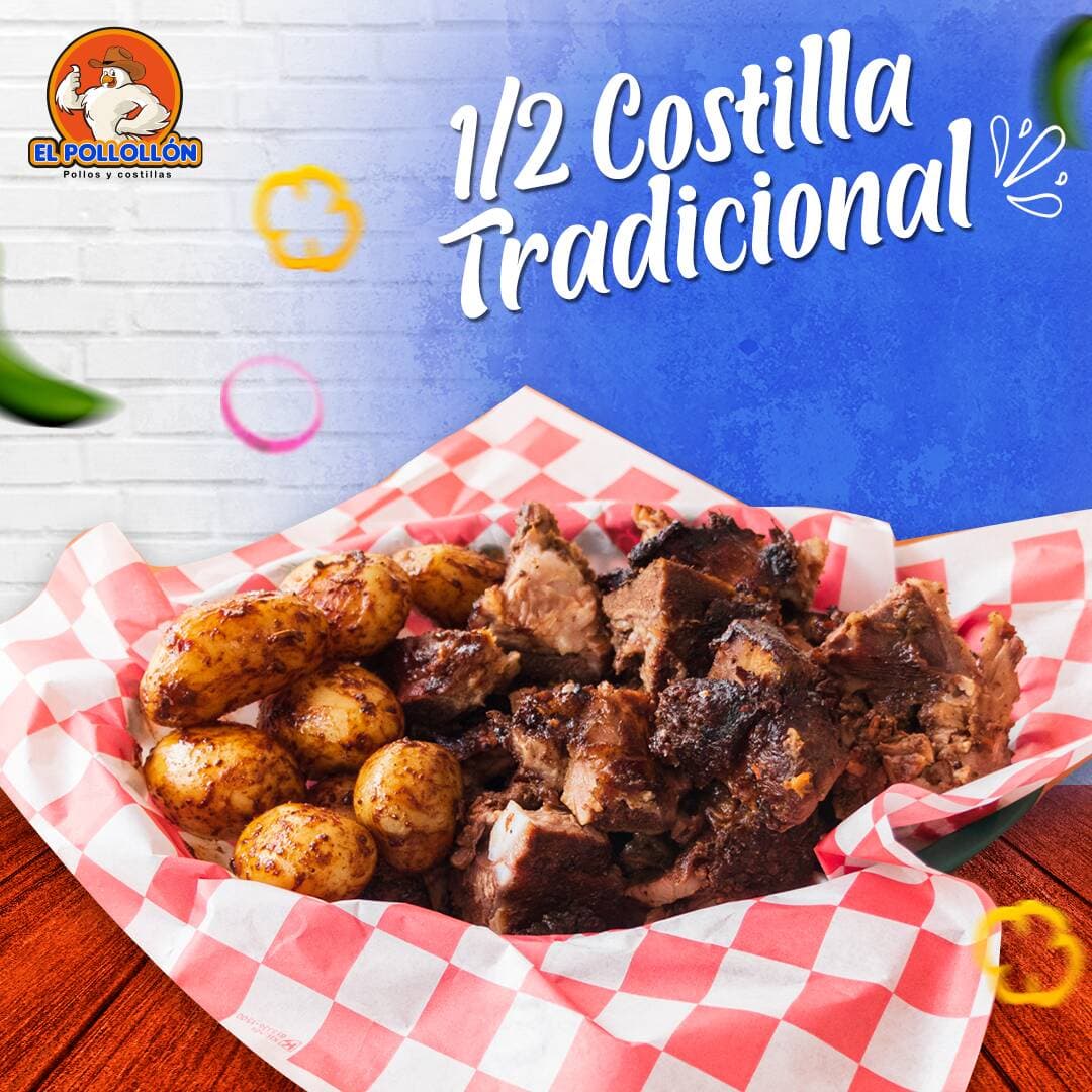 1/2 costillitas.