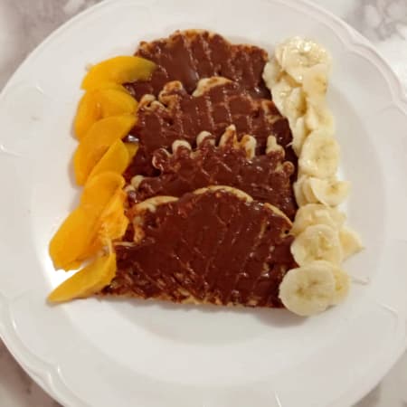 2 wafles grandes
