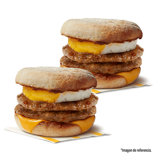 2 Egg McMuffin Doble Salchicha