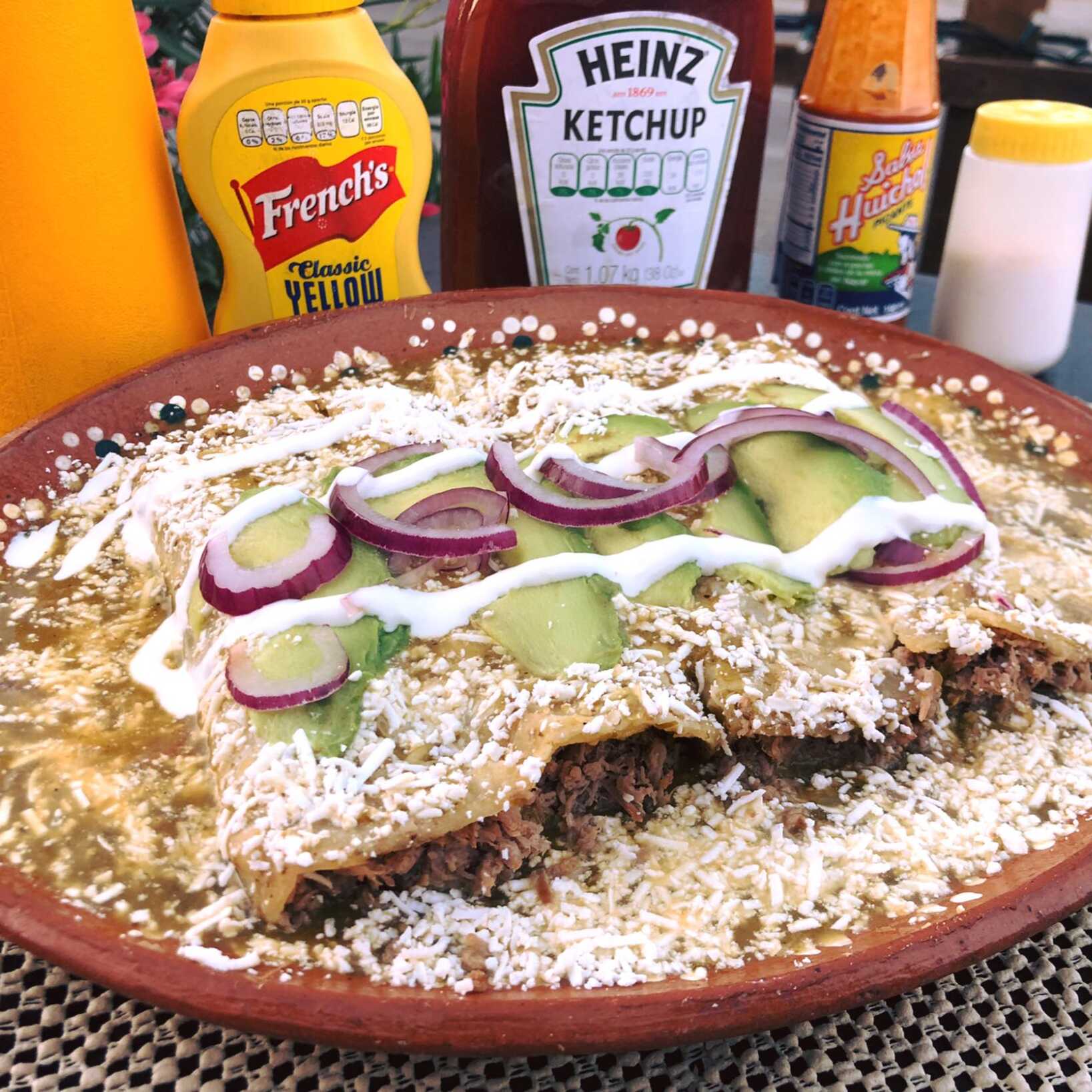 Orden Enchiladas Suizas de Res