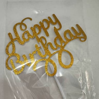 Topper decorativo Dorado