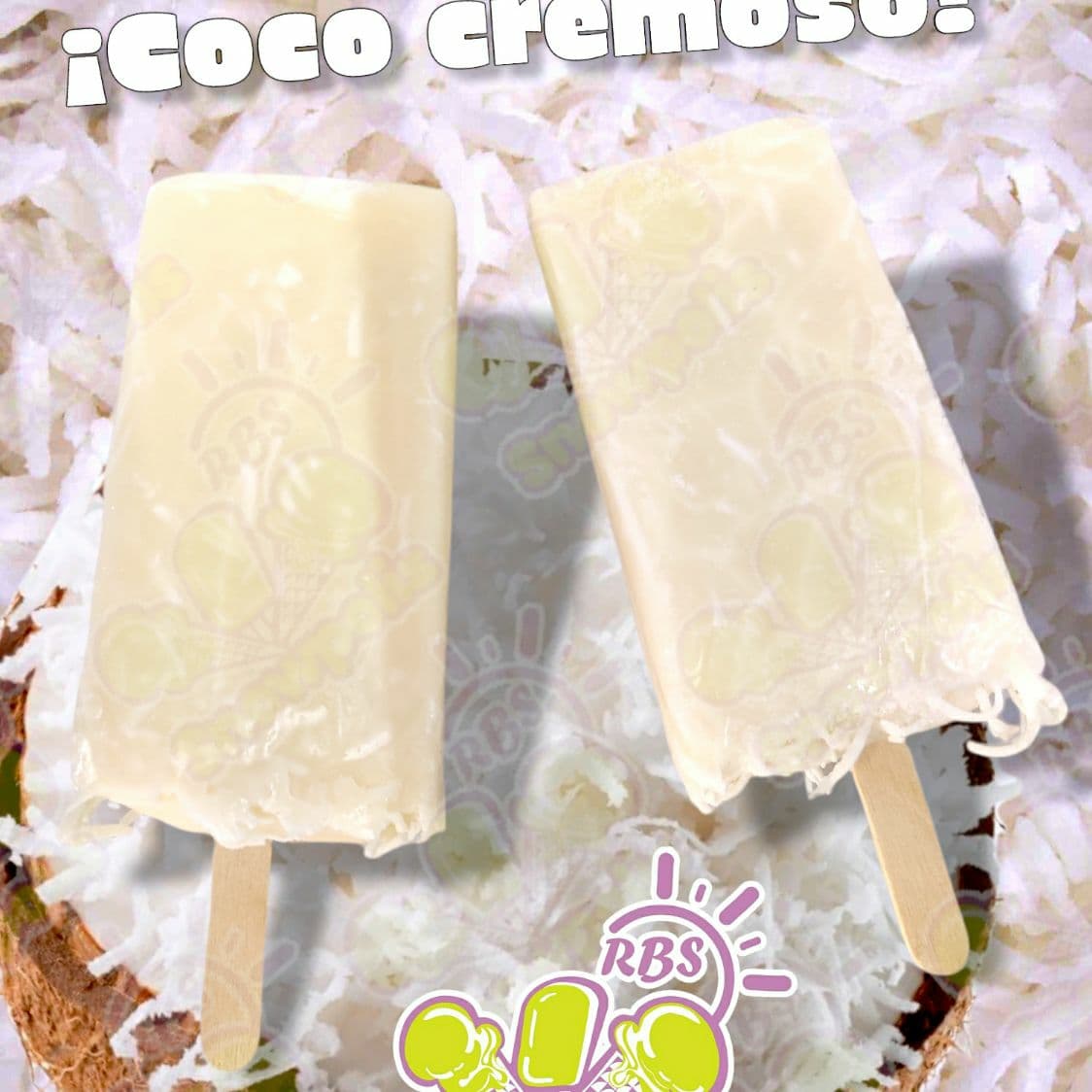 Paleta de Coco cremoso