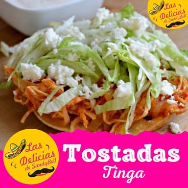 Tostadas de Tinga