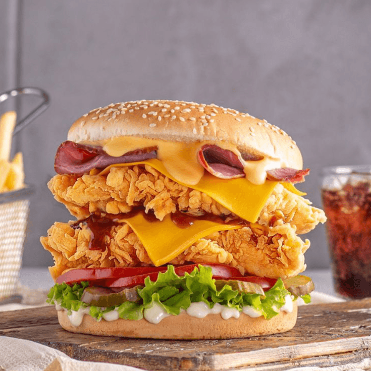 Hamburguesa Güera Doble (400 g de carne)