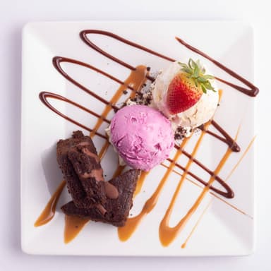 Brownie con Helado