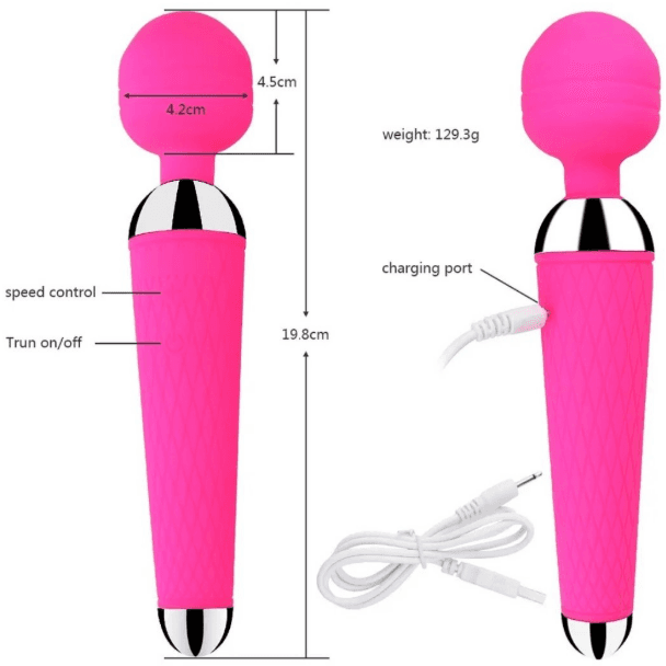 Vibrador Micrófono Rosa